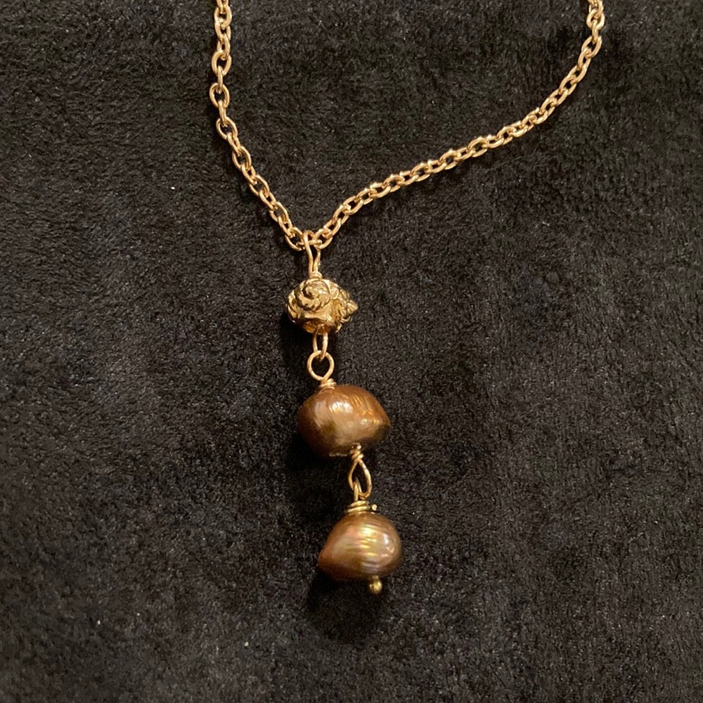 Cascading Pearl Necklace